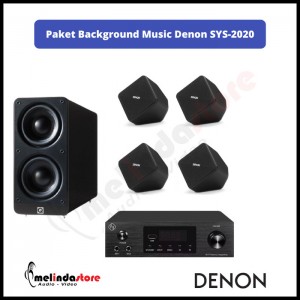 Paket Sound System Background Music Speaker Denon | Subwoofer QA2070